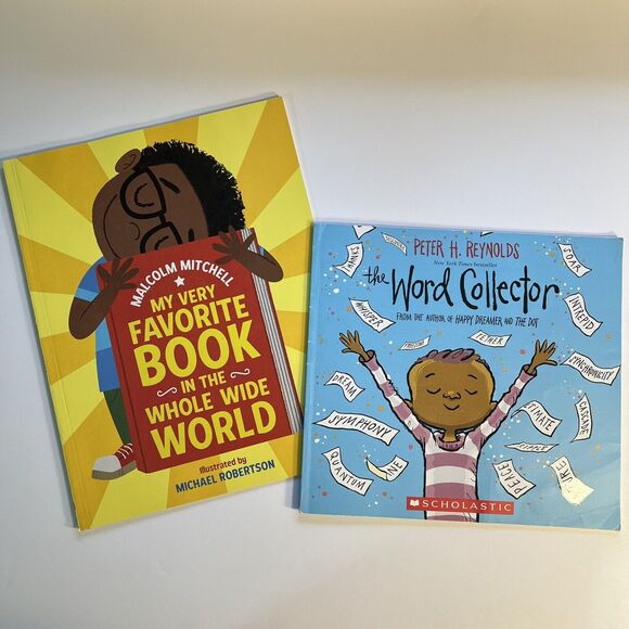 Set of 2 Storybooks Word Collector My Very Favorite Book in the Whole Wide World - Picture 1 of 11